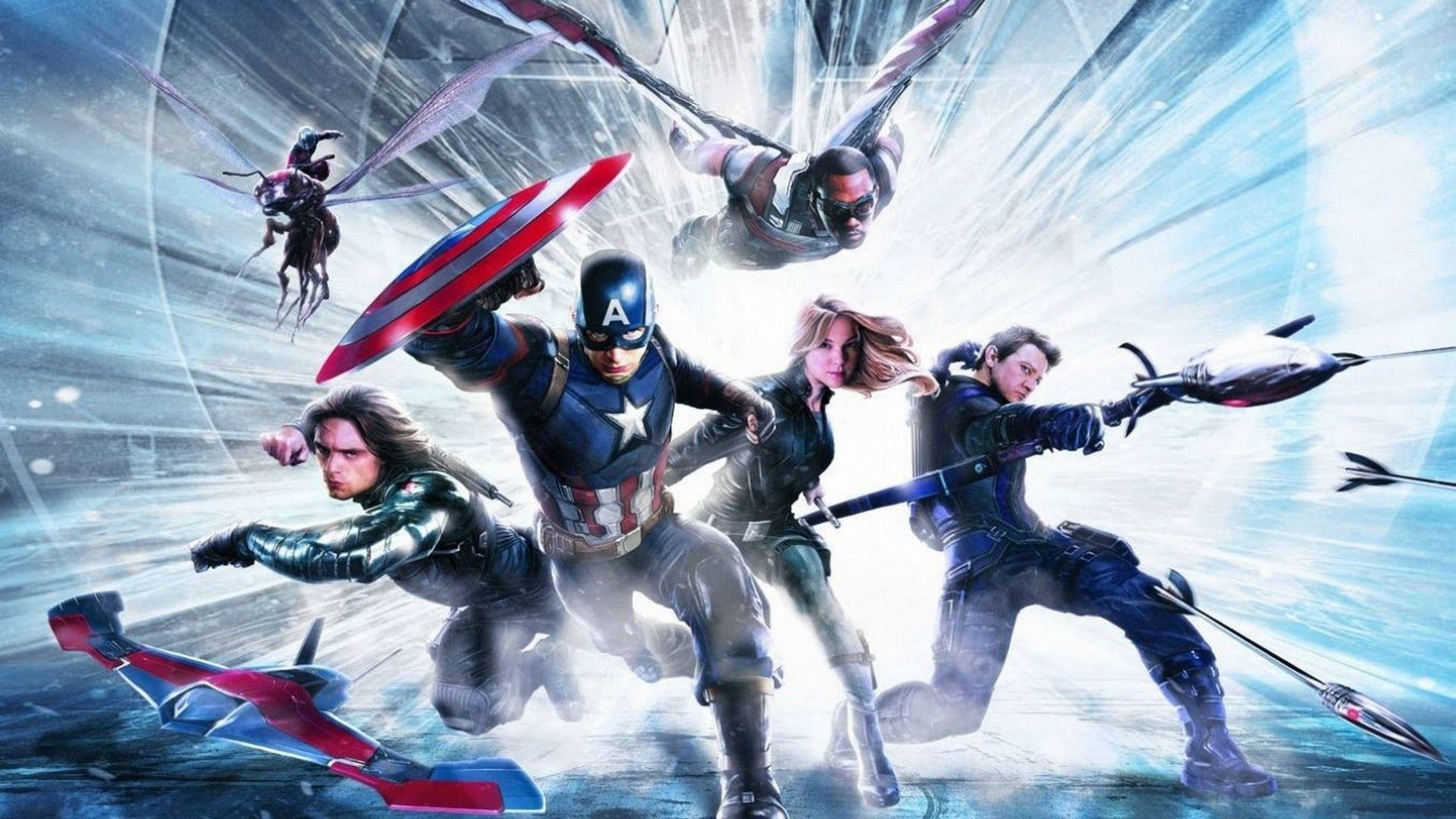 1920x1080 Captain America Civil War hình nền