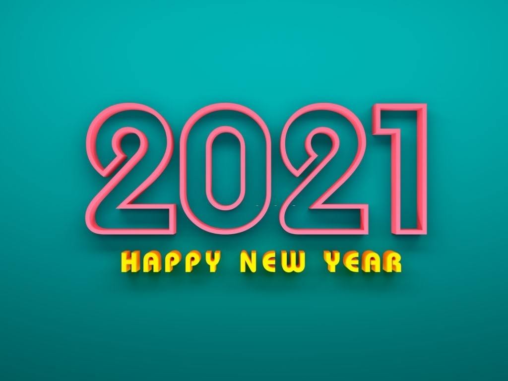 1024x768 Beautiful Happy New Year 2021 Wallpaper and Image