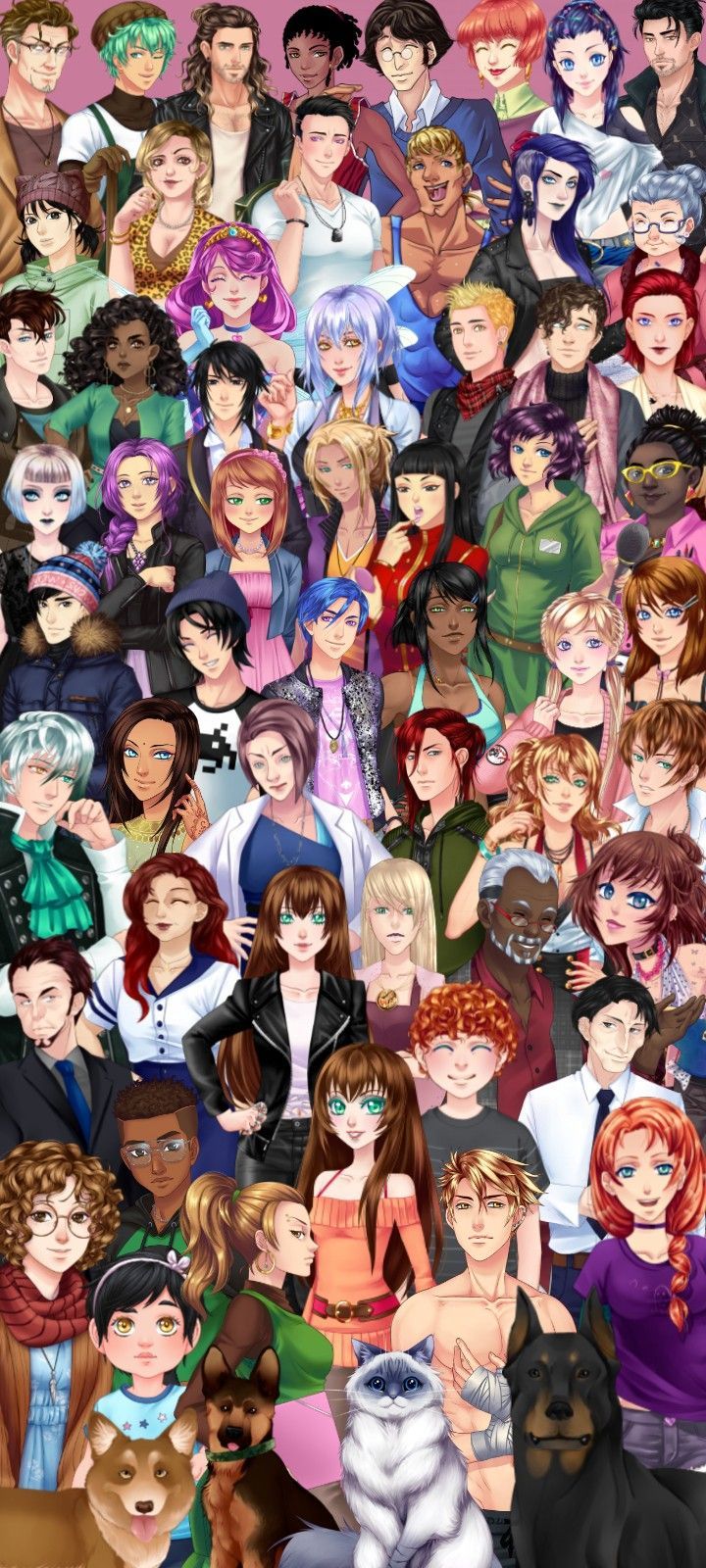 720x1600 Amour Sucré Wallpaper