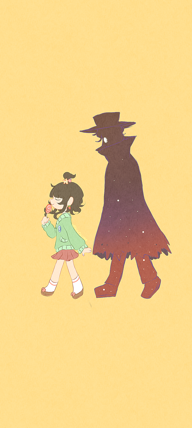 640x1422 Lyra and The Hatman wallpaper! ✨ (Free to use), any headcanons for them? :D