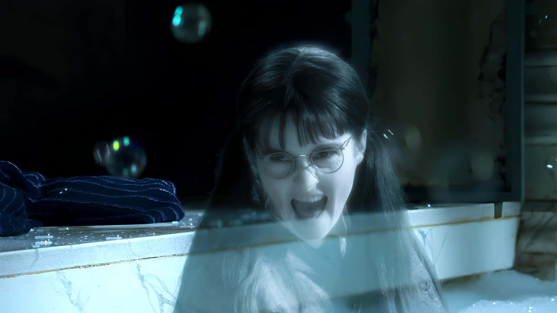 1920x1080 Download Moaning Myrtle Ghost Scene Wallpaper