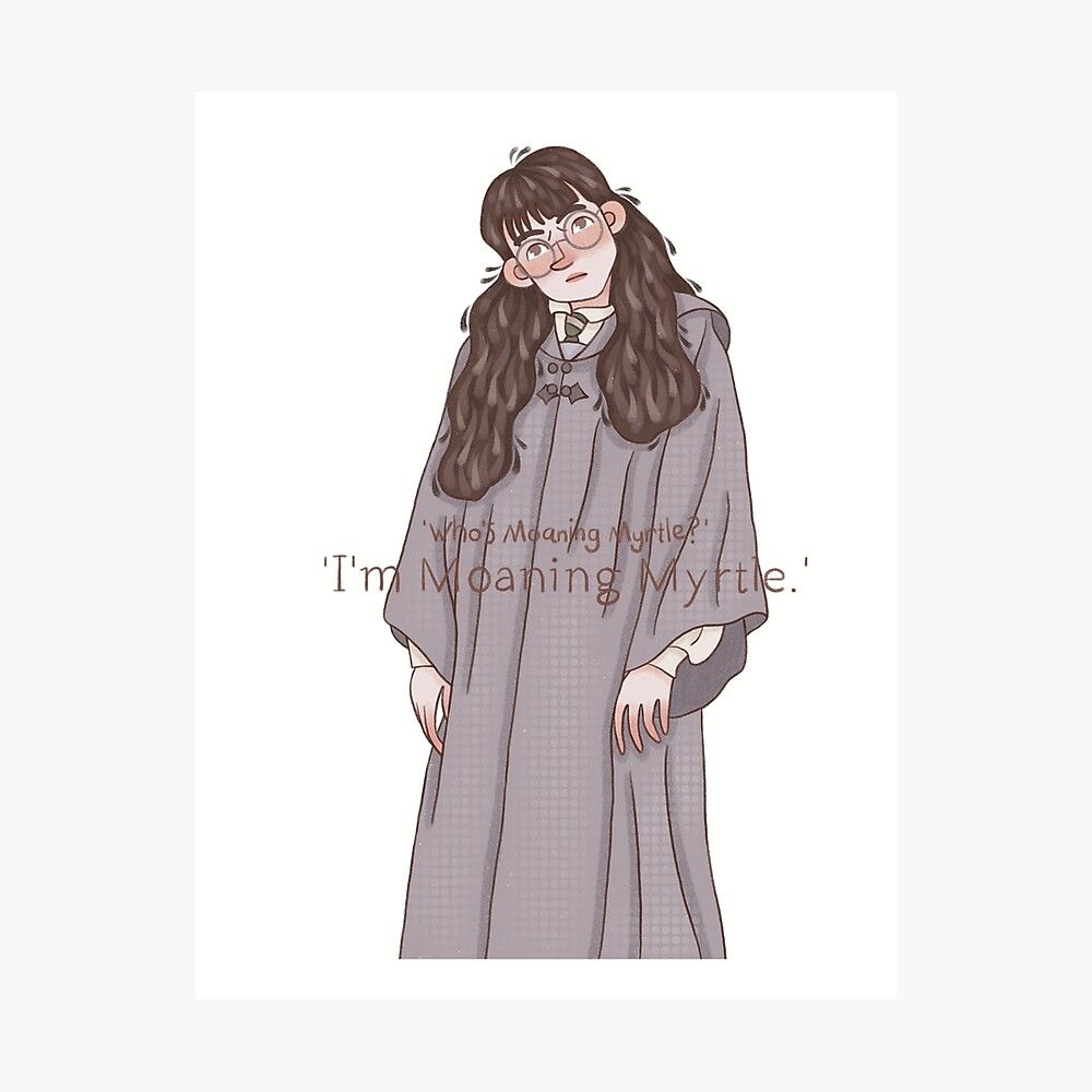 1000x1000 I am Moaning Myrtle! Poster