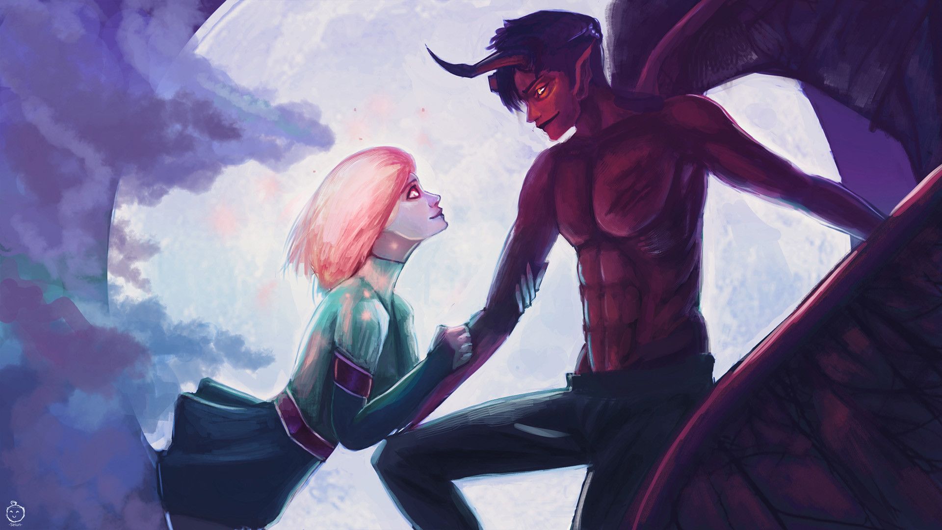 1920x1080 Stephen ETIENNE prom fanart: devil gets souls