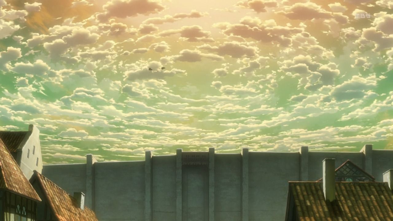 1280x720 Attack On Titan Scenery Wallpaper