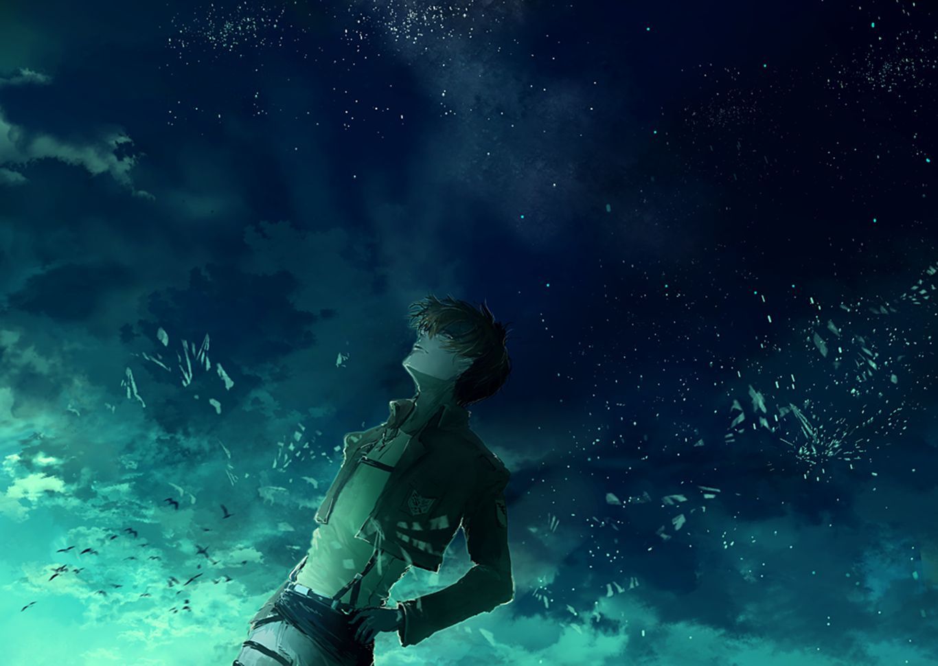 1366x970 Desktop wallpaper: Levi Ackerman, Attack On Titan, Anime 4K free download for PC. 372236