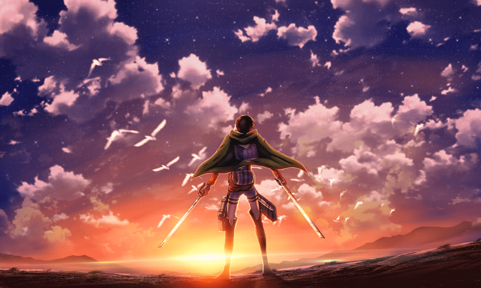 1920x1152 Eren Yeager's Dawn: HD Attack on Titan Anime Wallpaper Adventurex1200