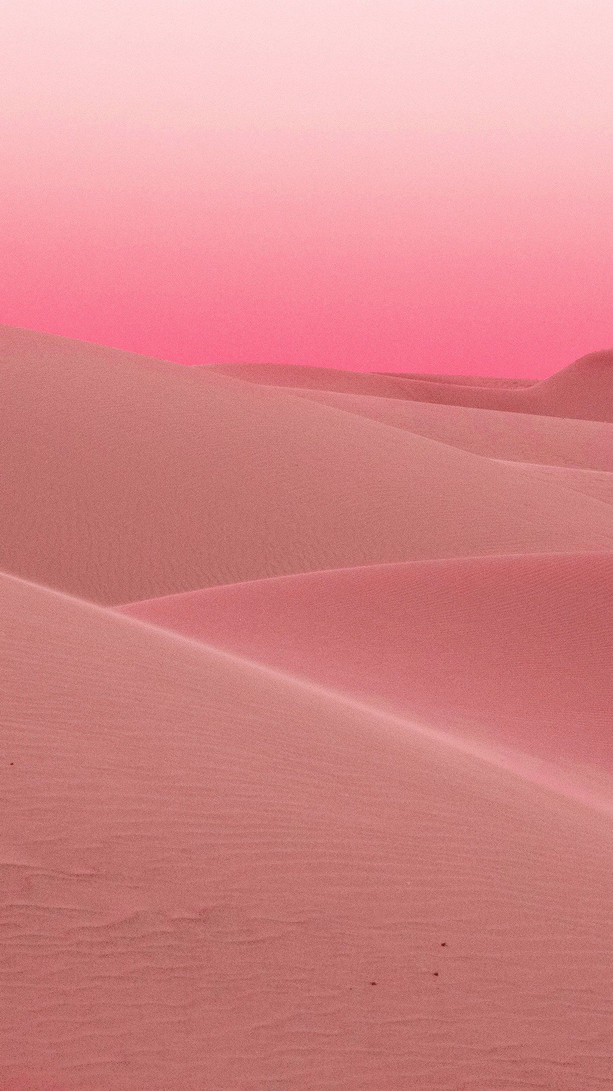 1242x2208 Dessert Pink Mountain Nature iPhone Wallpaper