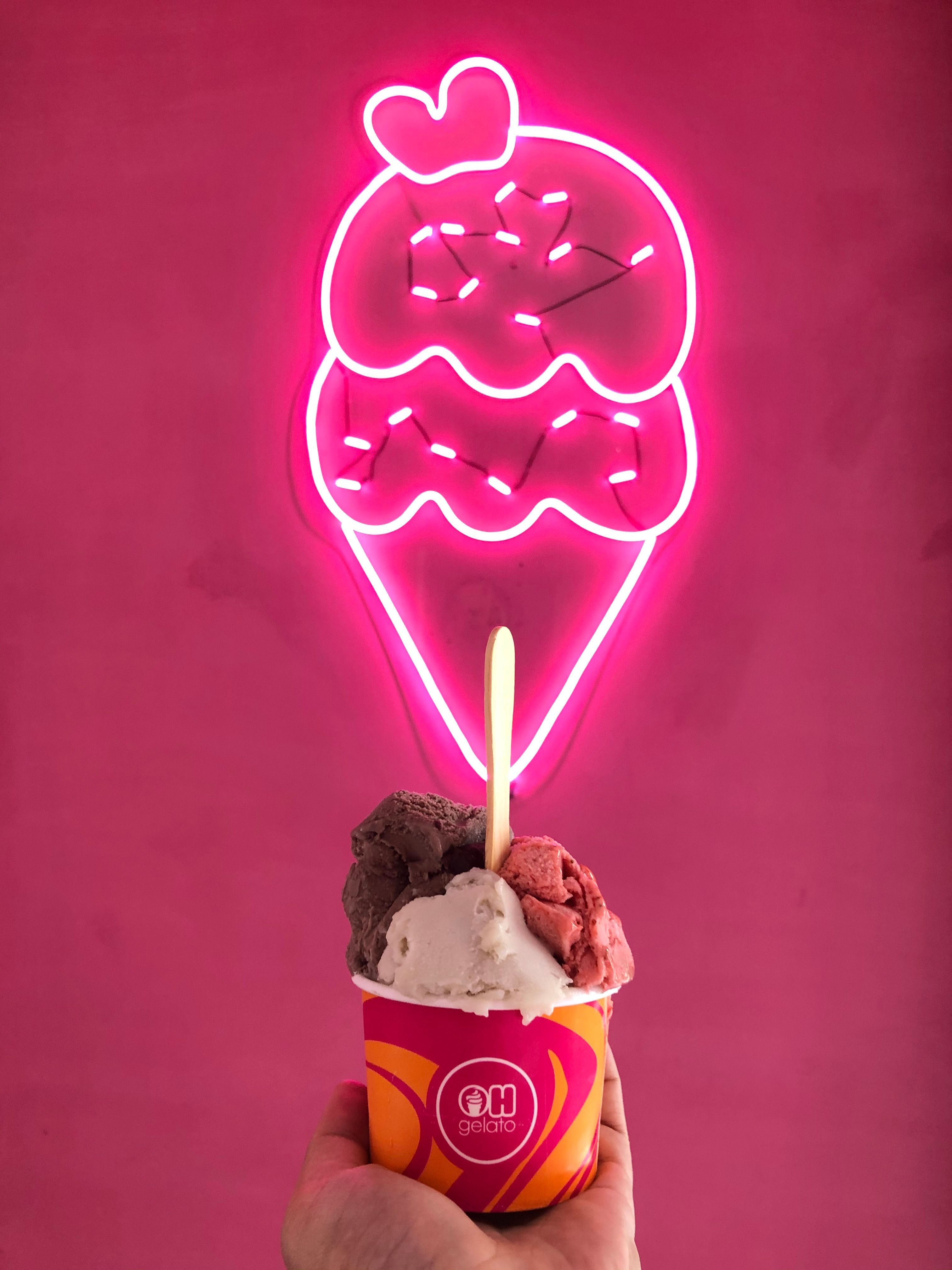 3024x4032 Pink and Brown Ice Cream · Free