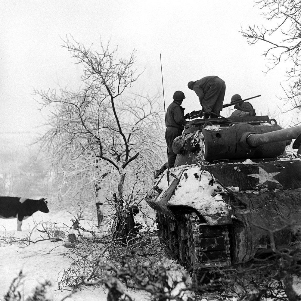 1000x1000 Battle Of The Bulge: Rare Photo From Hitler's Last Gamble, 1944 1945