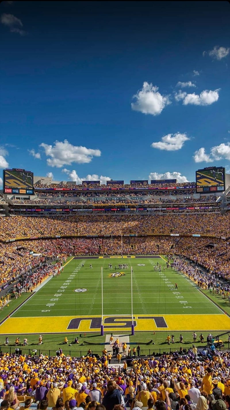 800x1422 LSUTigerStadium, lsu football, tigers, HD phone wallpaper