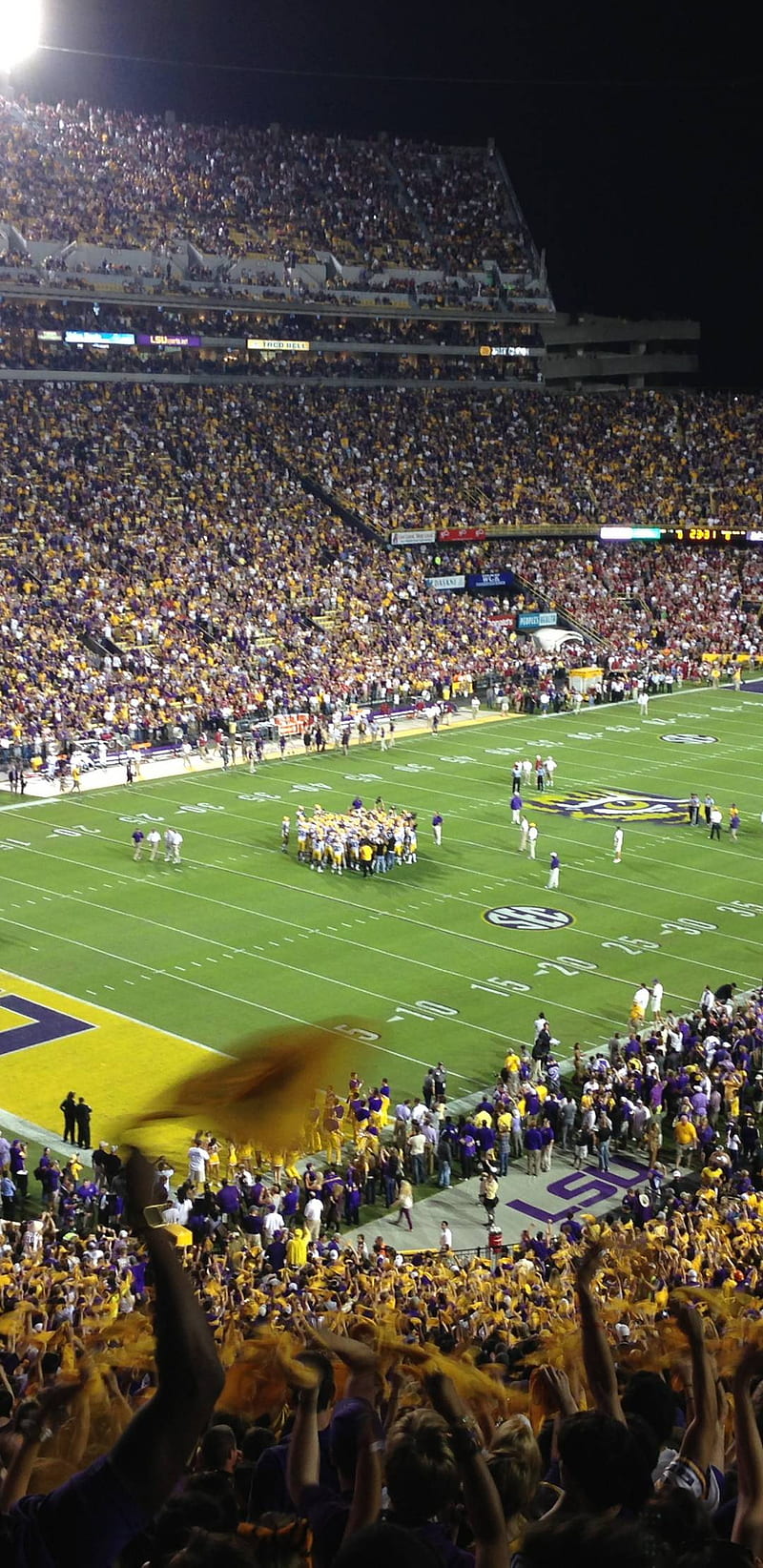 800x1644 Lsu, stadium, tigers, HD phone wallpaper