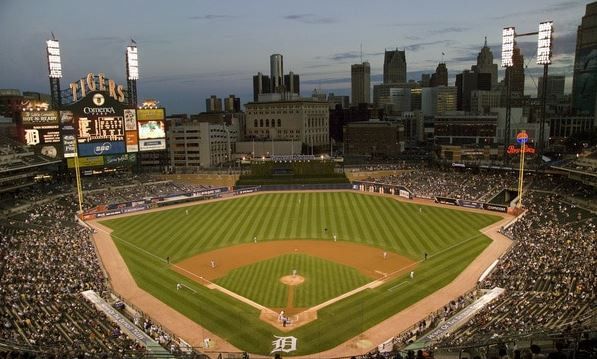 597x359 Detroit Tigers at Comerica Park Print Stadium Shoppe