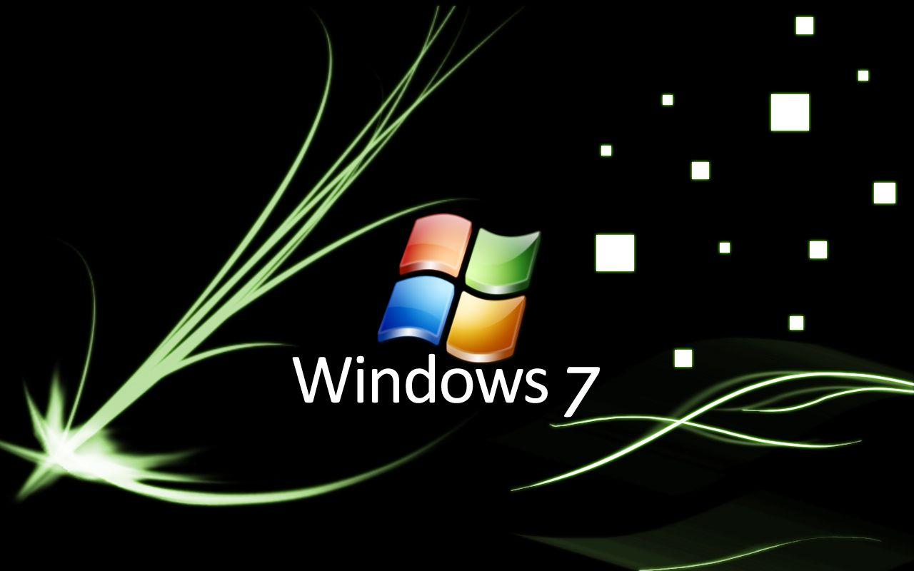 Bộ sưu tập hình nền logo & logo 1280x800: Windows Seven 7 Logo Wallpaper (phần 4)