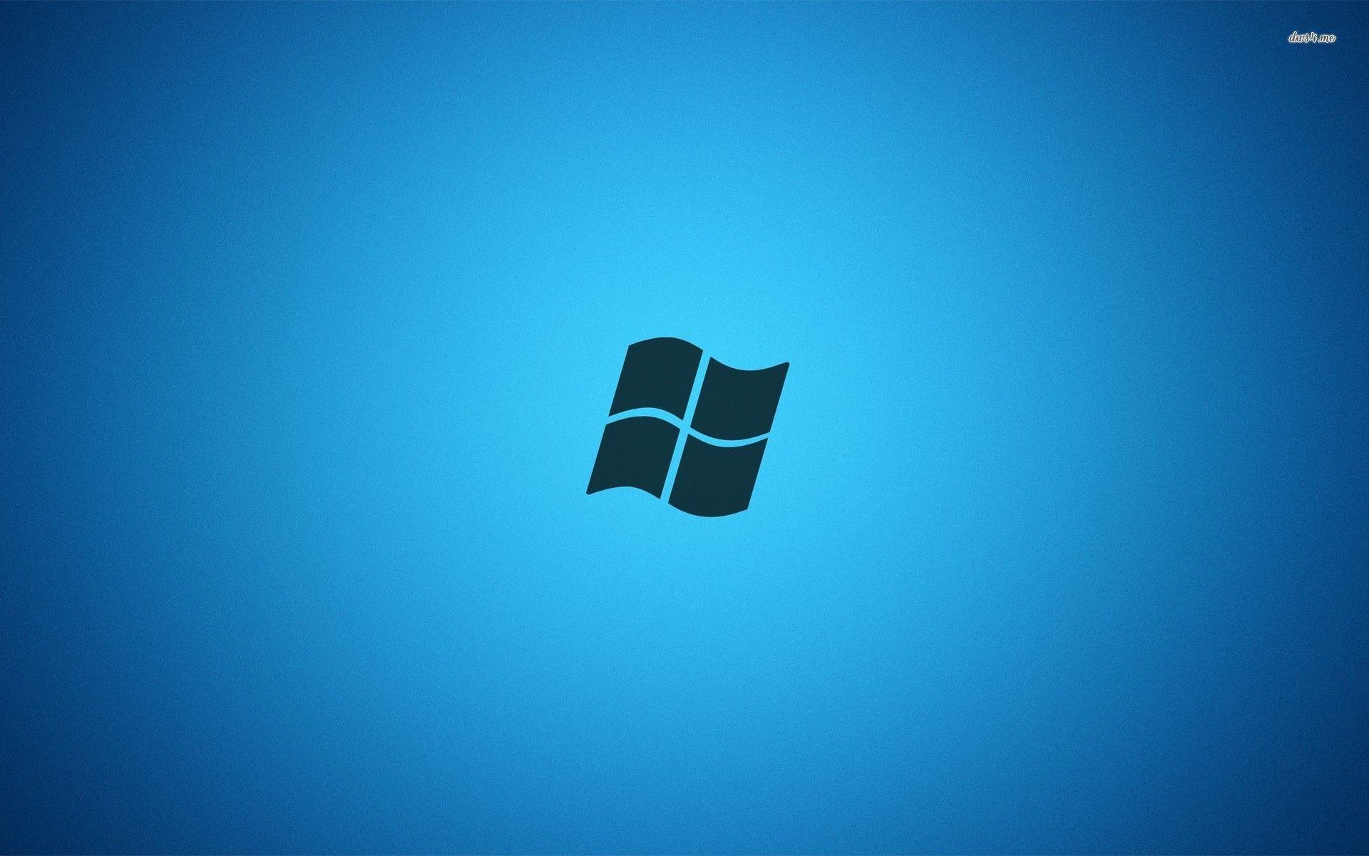1920x1200 Hình nền logo Windows 7 màu xanh đậm - Hình nền máy tính