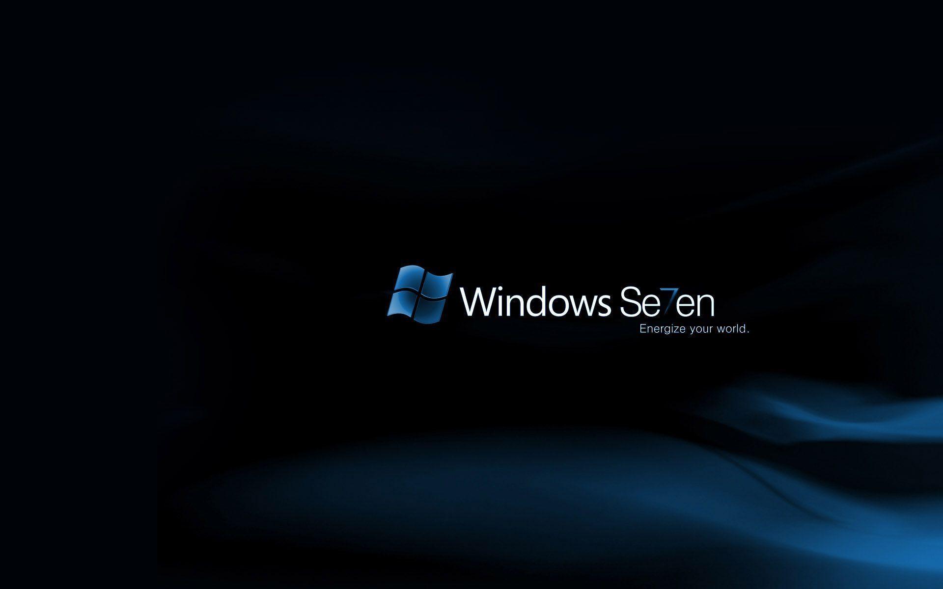 1920x1200 Hình nền logo Windows 7 Ultimate