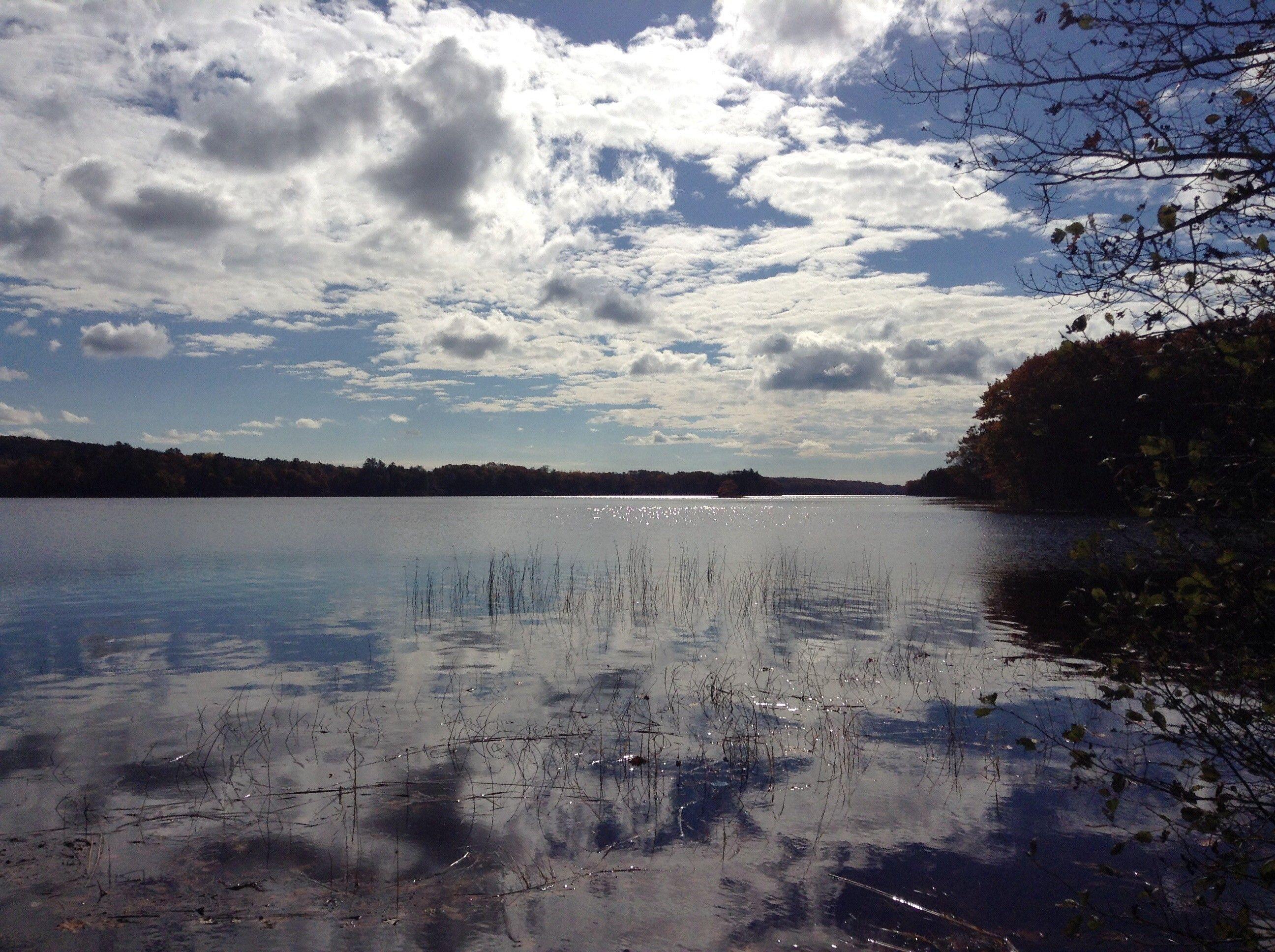 2592x1936 Beach: Autumn Clouds Lake Maine Wallpaper Palm Beach HD 16:9 High