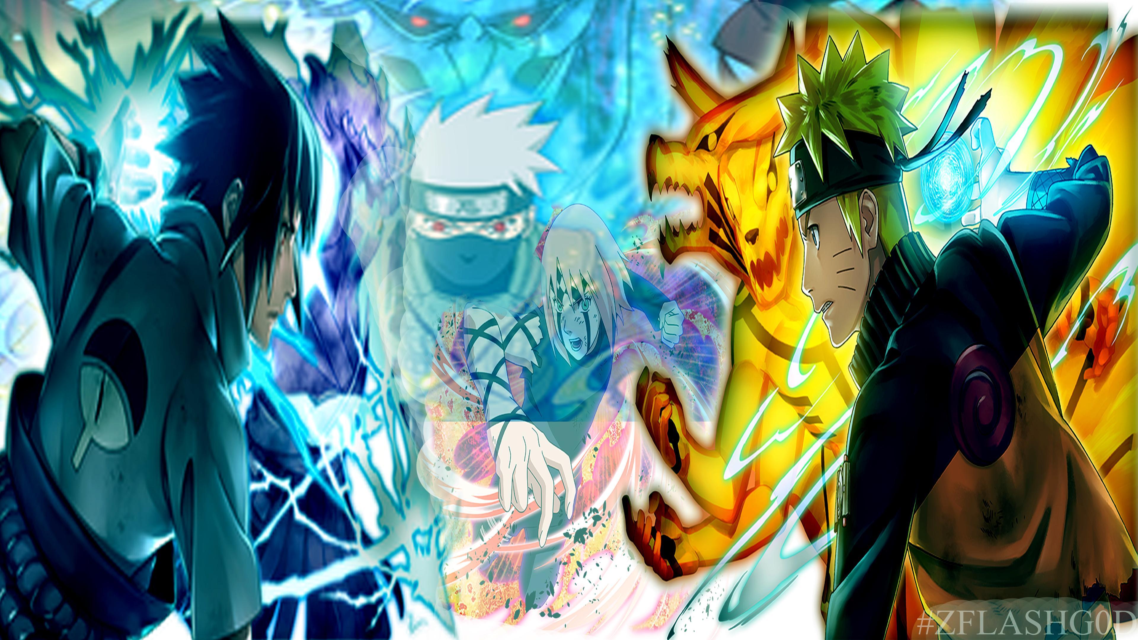 3840x2160 zFlashG0D x Naruto Wallpaper 4K