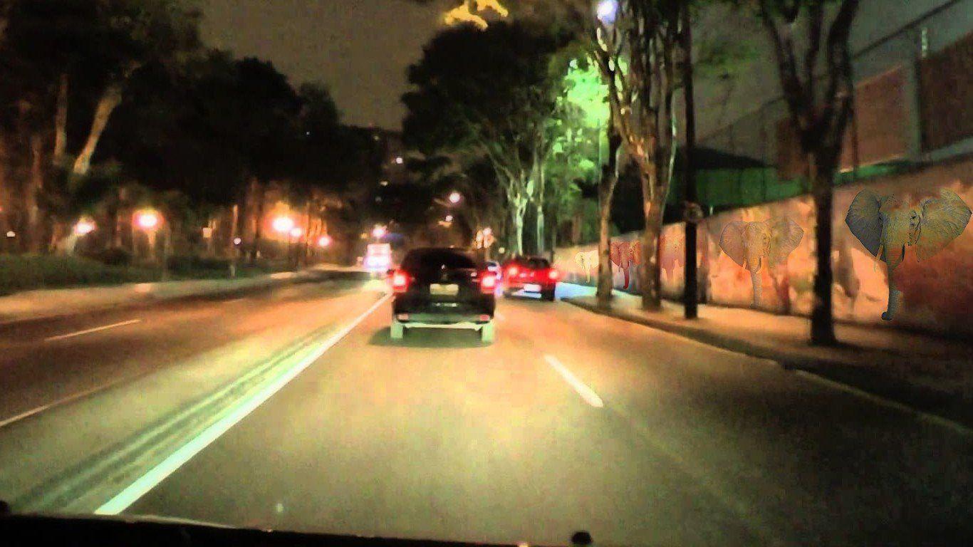 1366x768 city, Curitiba, Elephant, Wall, Car, Night, Light Cycle, Digital art HD Wallpaper / Desktop and Mobile Image & Photo
