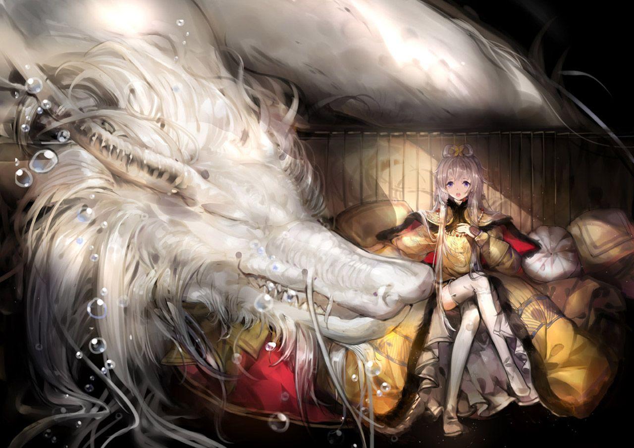 1280x905 Dragon Girl Crown Bubbles 2097 HD Wallpaper