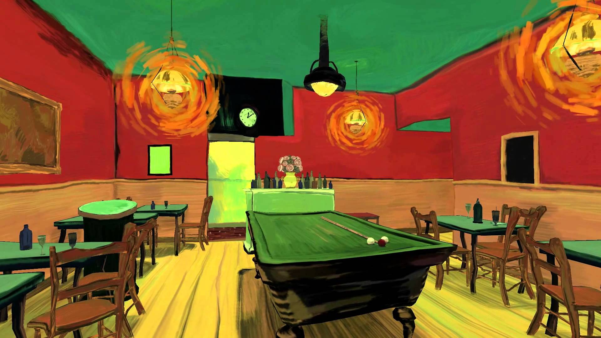 1920x1080 Van Gogh The Night Café Wallpaper