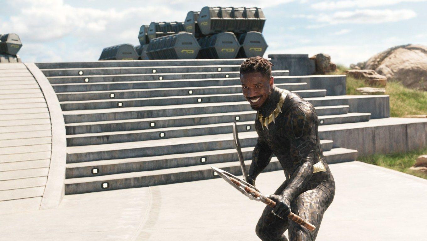 1360x768 Michael B Jordan As Erik Killmonger In Black Panther 2018