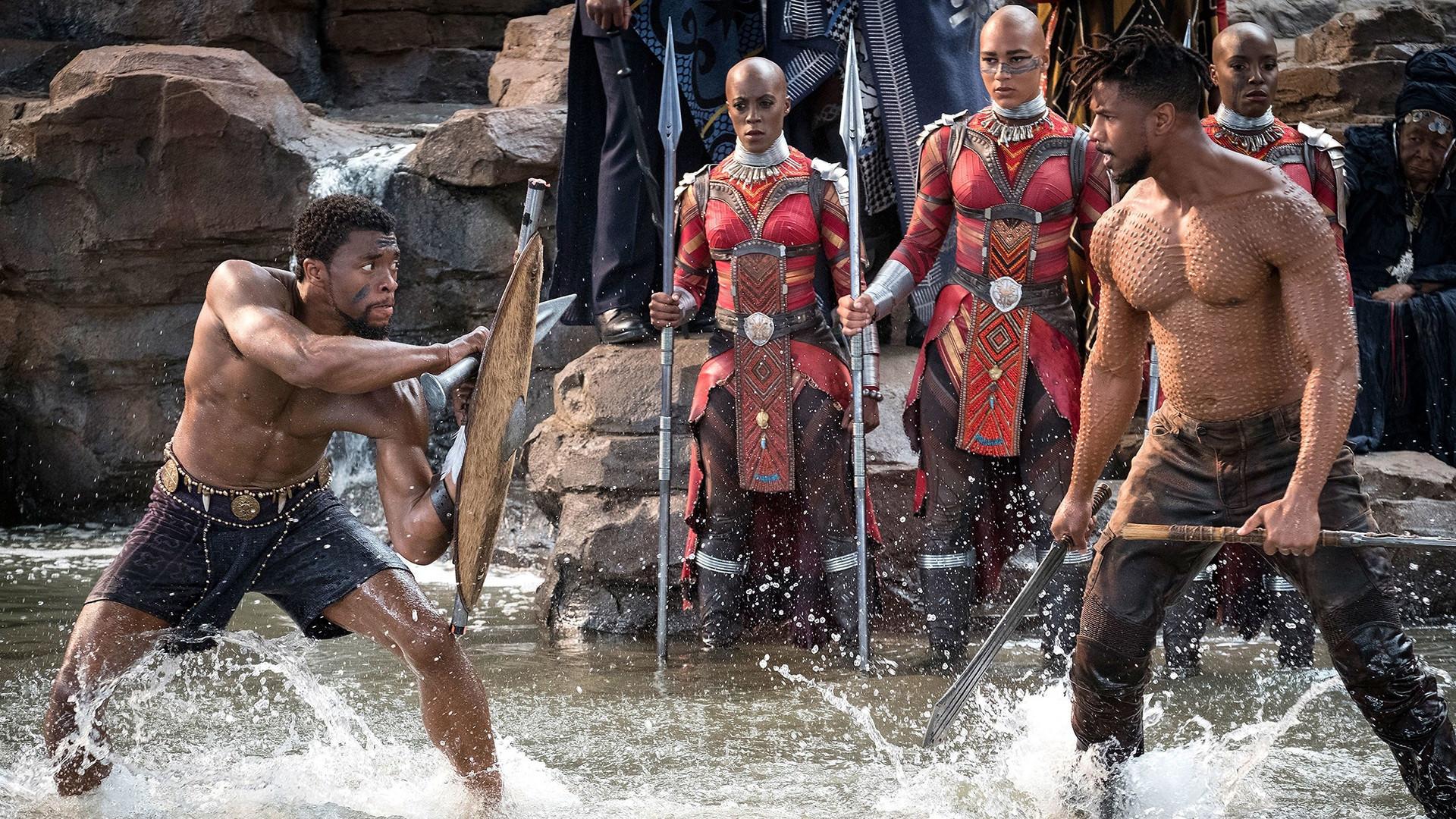 1920x1080 Black Panther Movie T'Challa v. Wallpaper