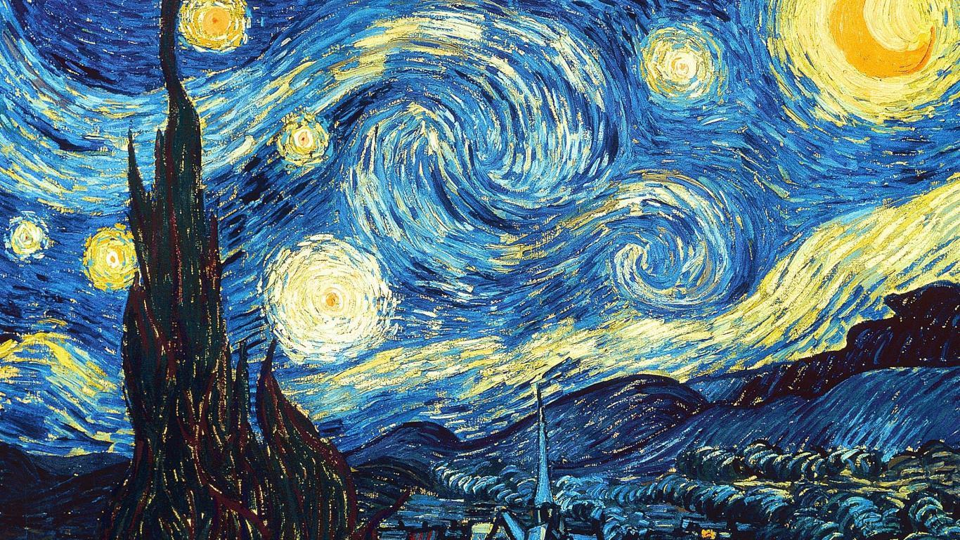 1366x768 Vincent Van Gogh Night Cafe