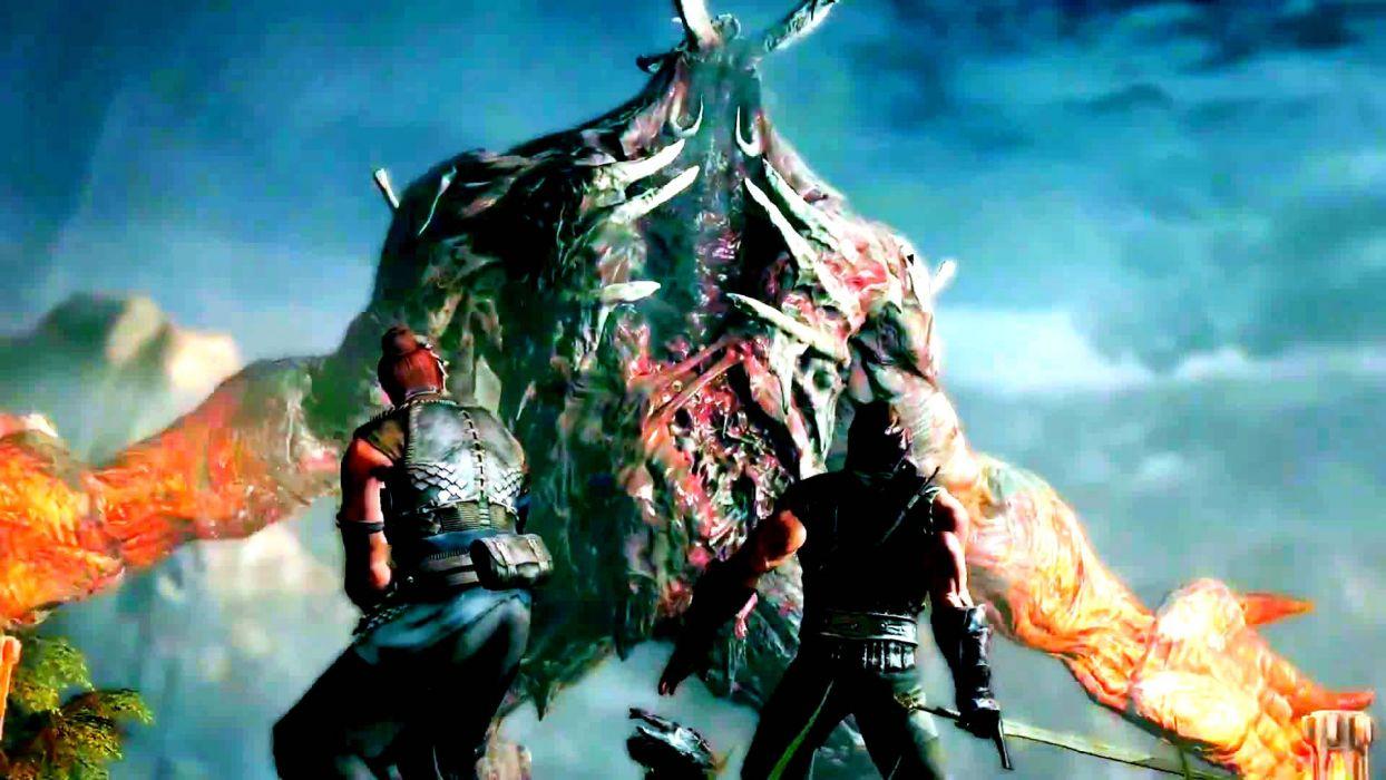 1244x700 BOUND BY FLAME fantasy action role game warrior battle monster