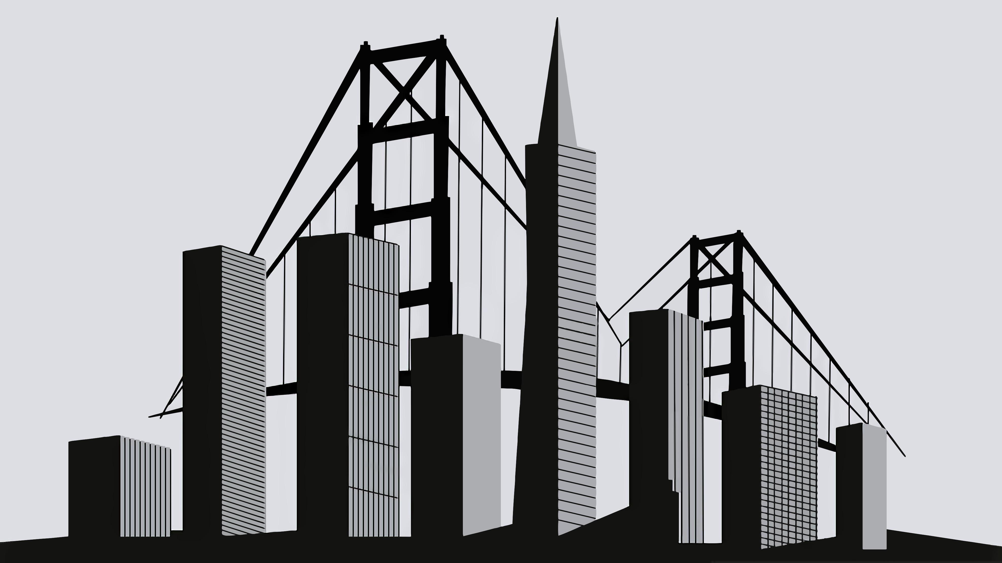 3950x2222 Architecture Minimal 4K Wallpaper, HD Minimalist 4K Wallpaper, Image, Photo and Background