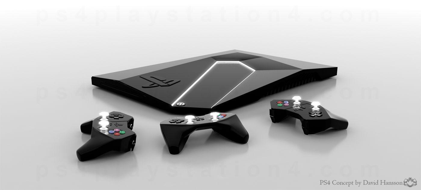 1400x634 Ps4 Console Concept And Controller
