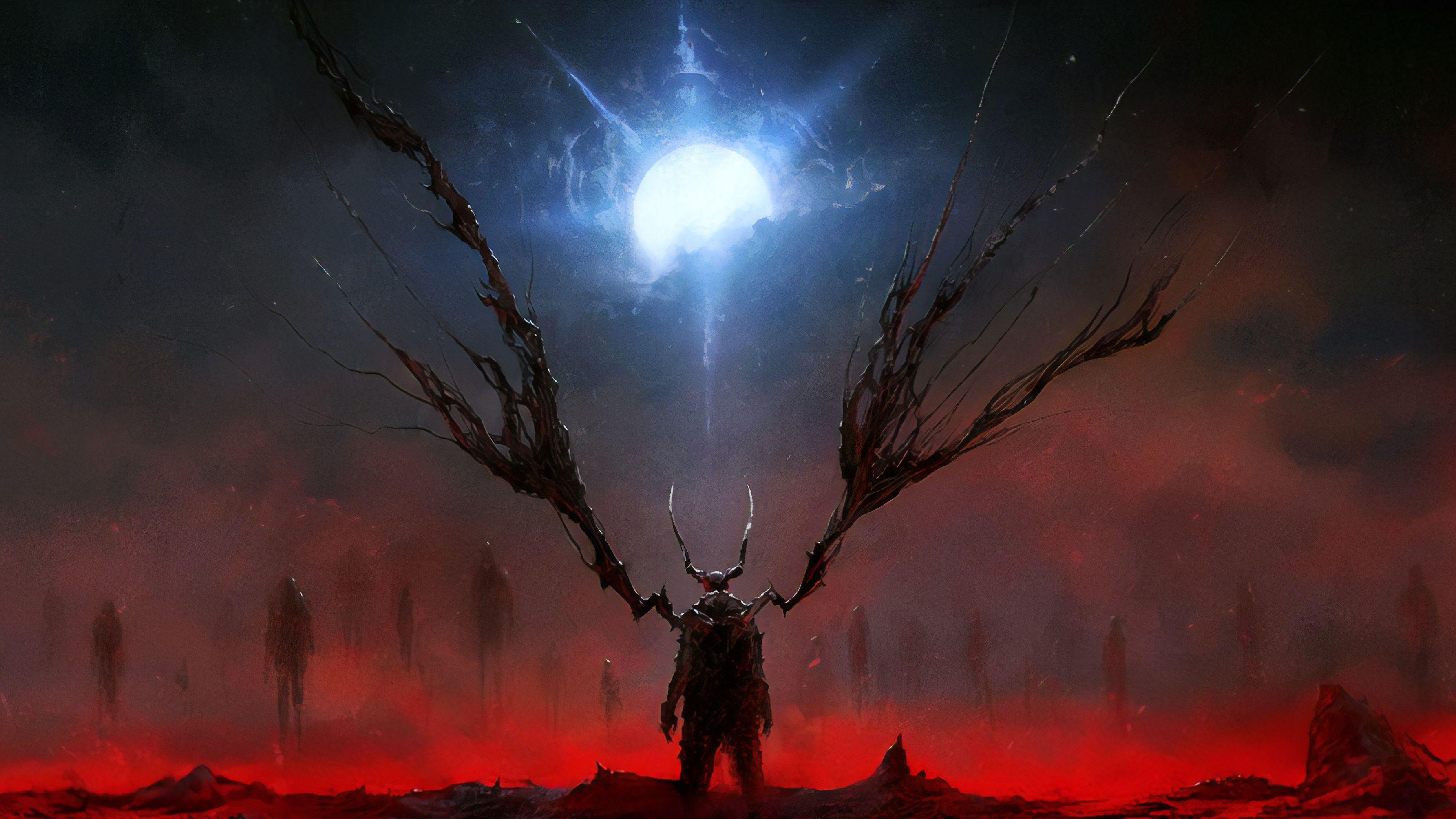 Demon 4k Wallpapers Top Free Demon 4k Backgrounds WallpaperAccess