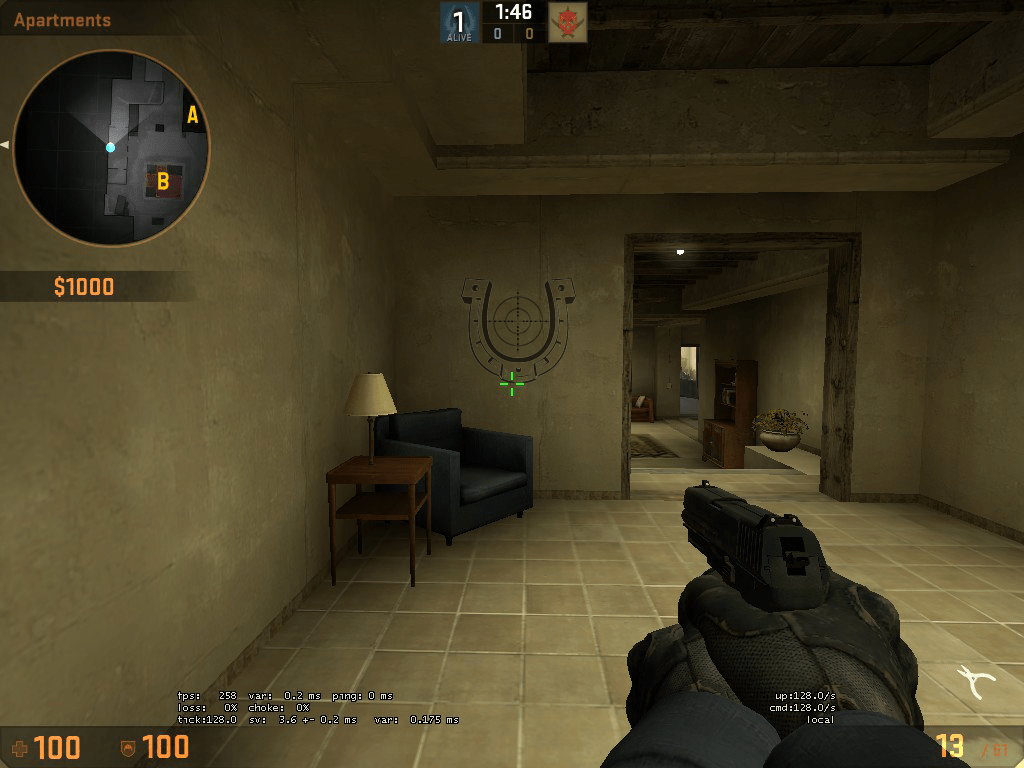 1024x768 Mirage graffiti idea jumping awp
