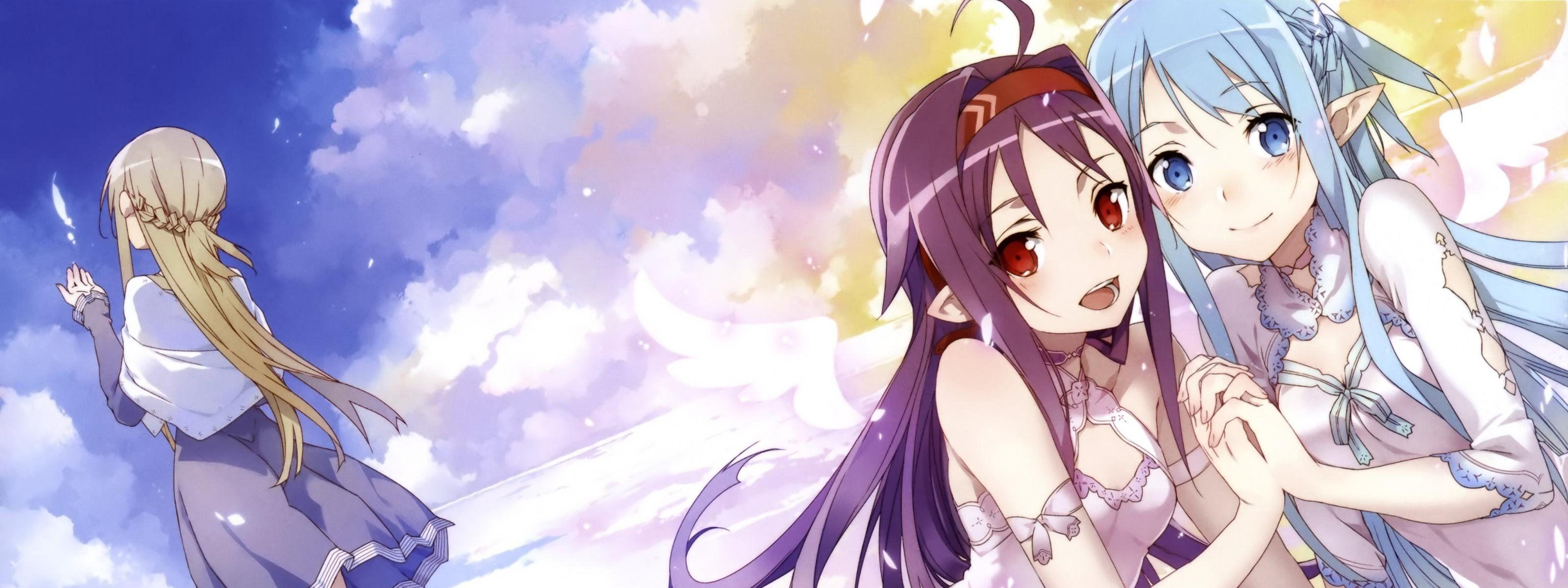 3200x1200 Sword Art Online 2 Wallpaper