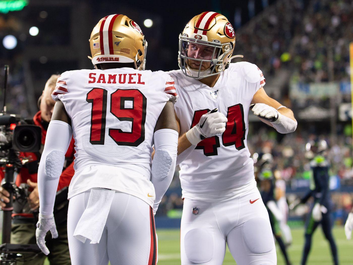 1400x1050 Fantasy Football Start Sit Advice: What To Do With Deebo Samuel, Emmanuel Sanders, Kendrick Bourne