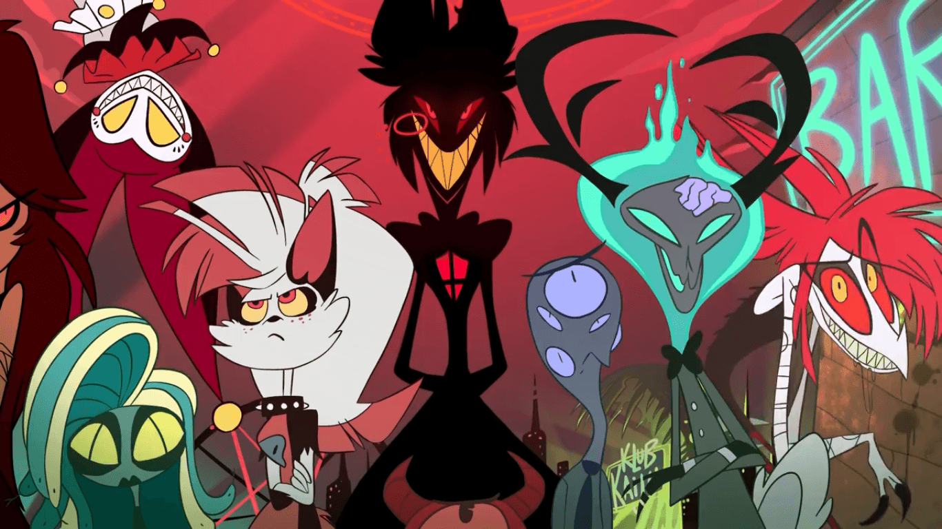 1366x768 Hazbin Hotel Computer Wallpaper