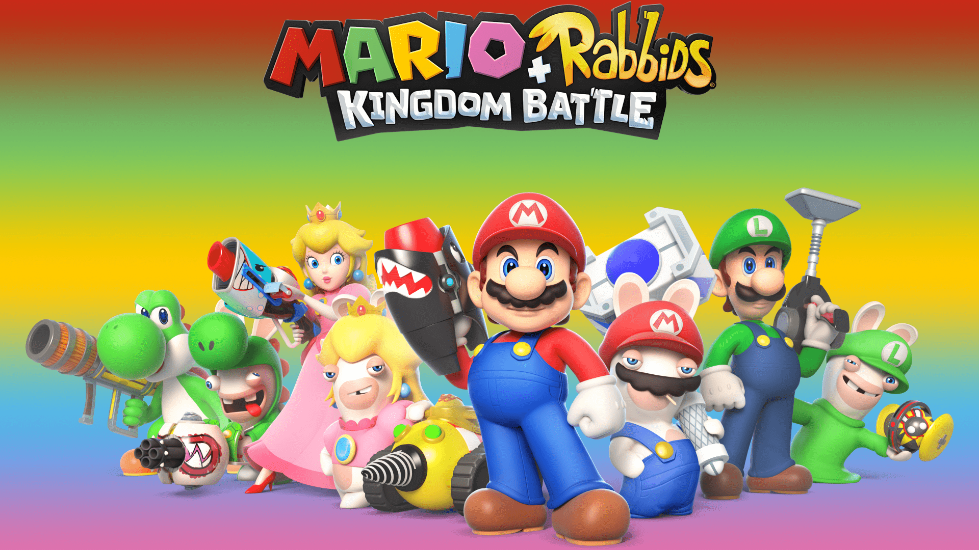 1920x1080 Mario + Rabbids Kingdom Battle Wallpaper