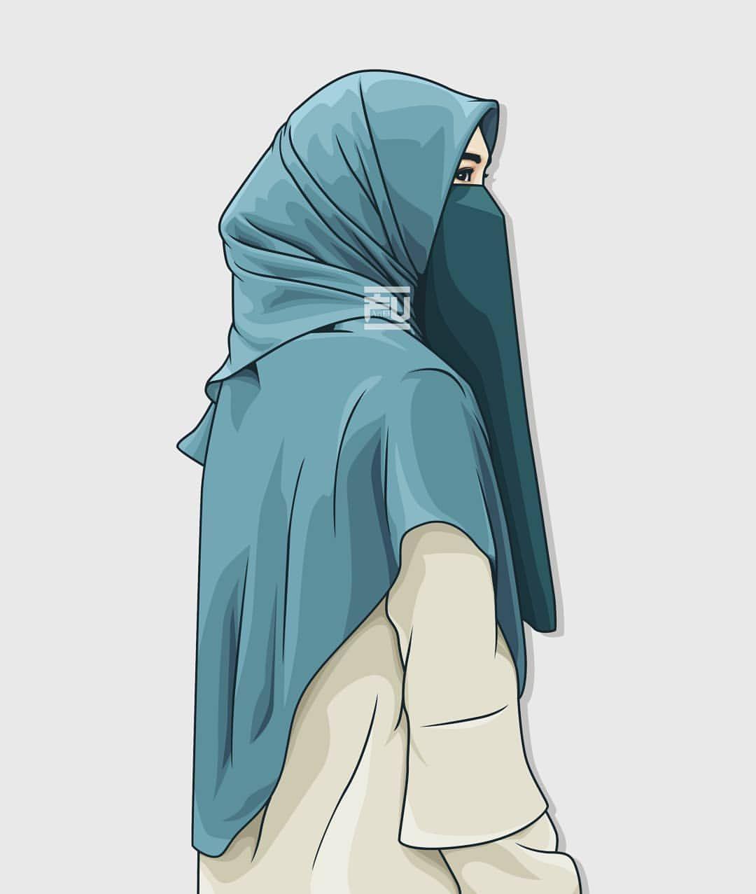1080x1277 Anime Muslimah Wallpaper