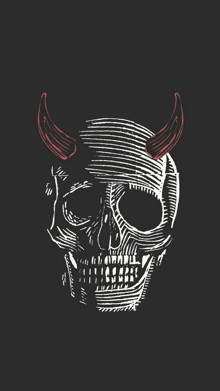 720x1280 Drawings. Skull wallpaper, Art wallpaper, Skull art