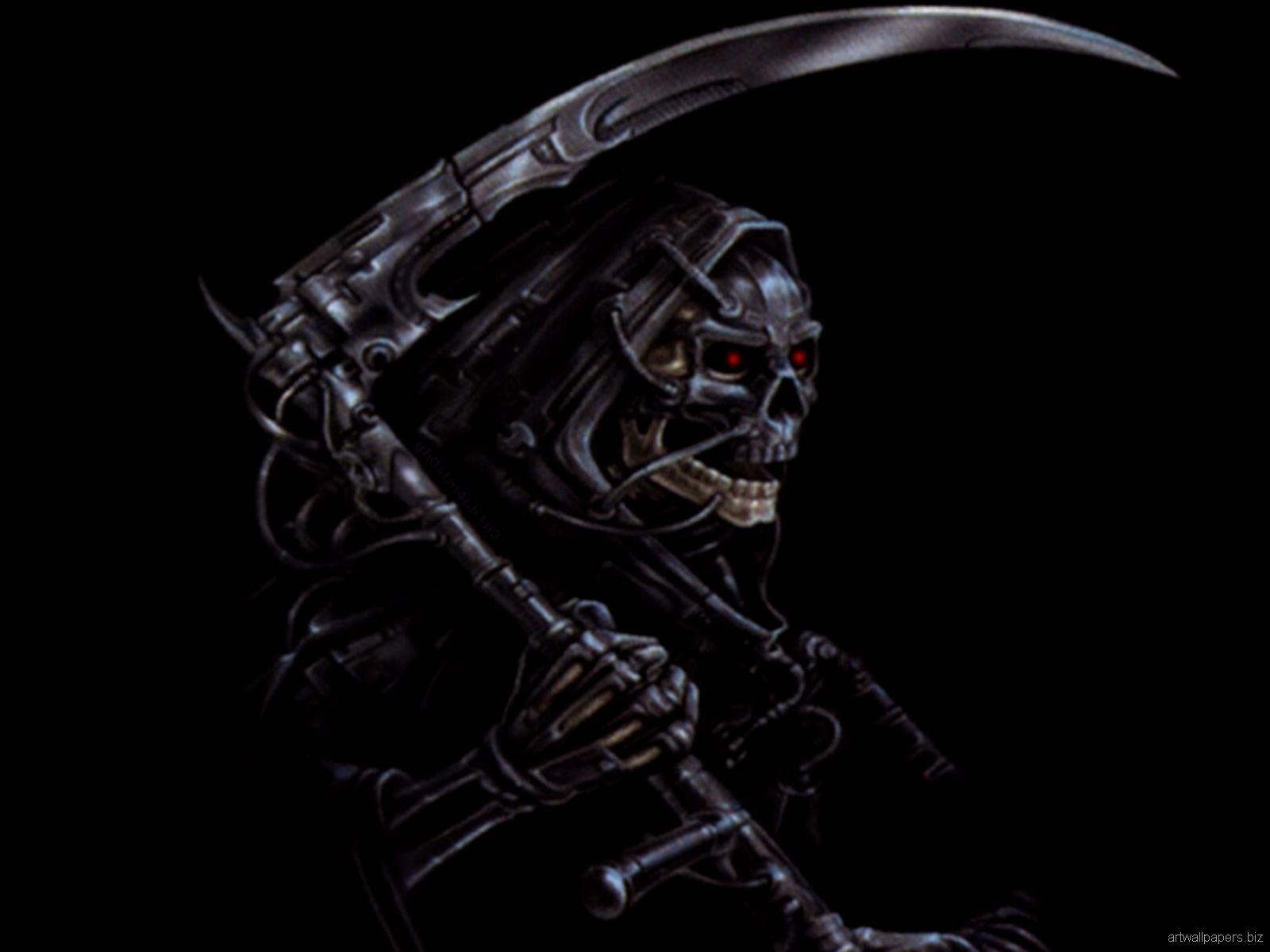 1600x1200 Badass Skull Wallpaper
