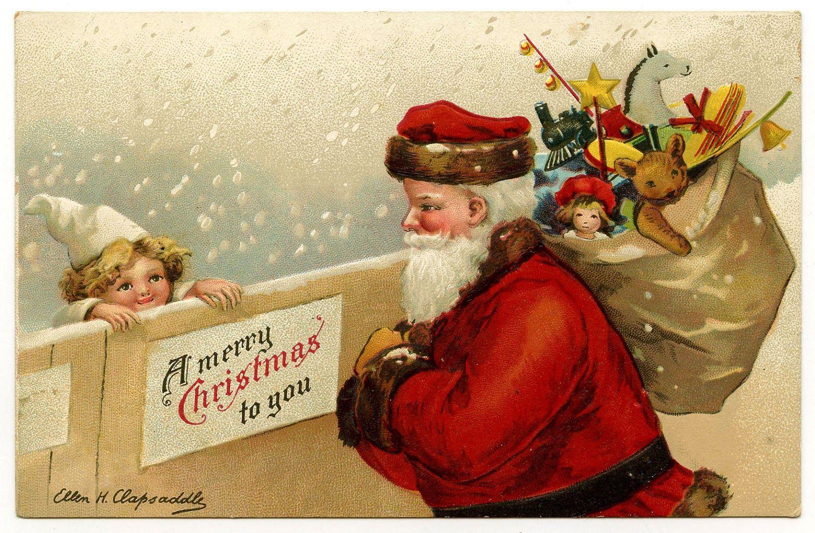 Vintage Santa Claus Wallpapers - Top Free Vintage Santa Claus