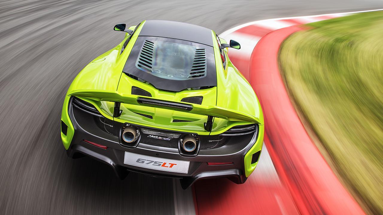 1280x720 Wallpaper: McLaren's very fast, very green 675LT