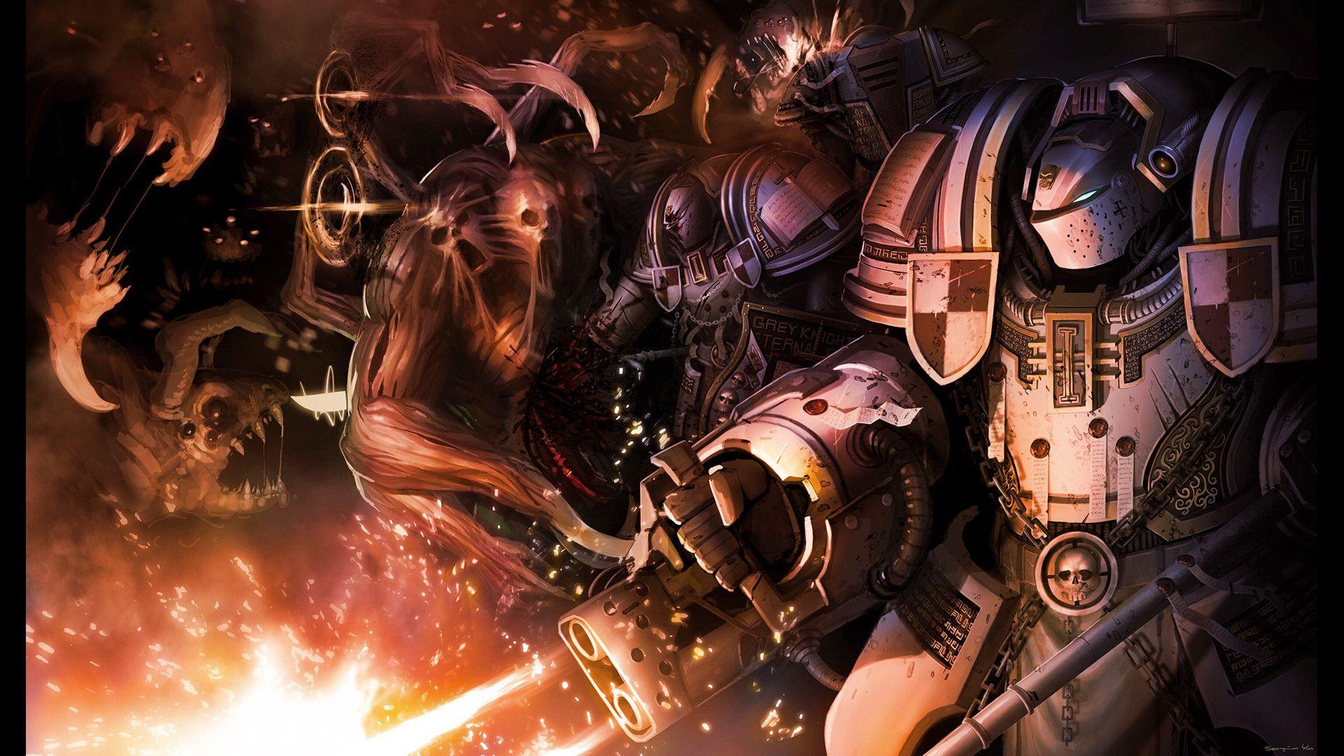 1920x1080 Warhammer 40K Wallpaper Grey Knights