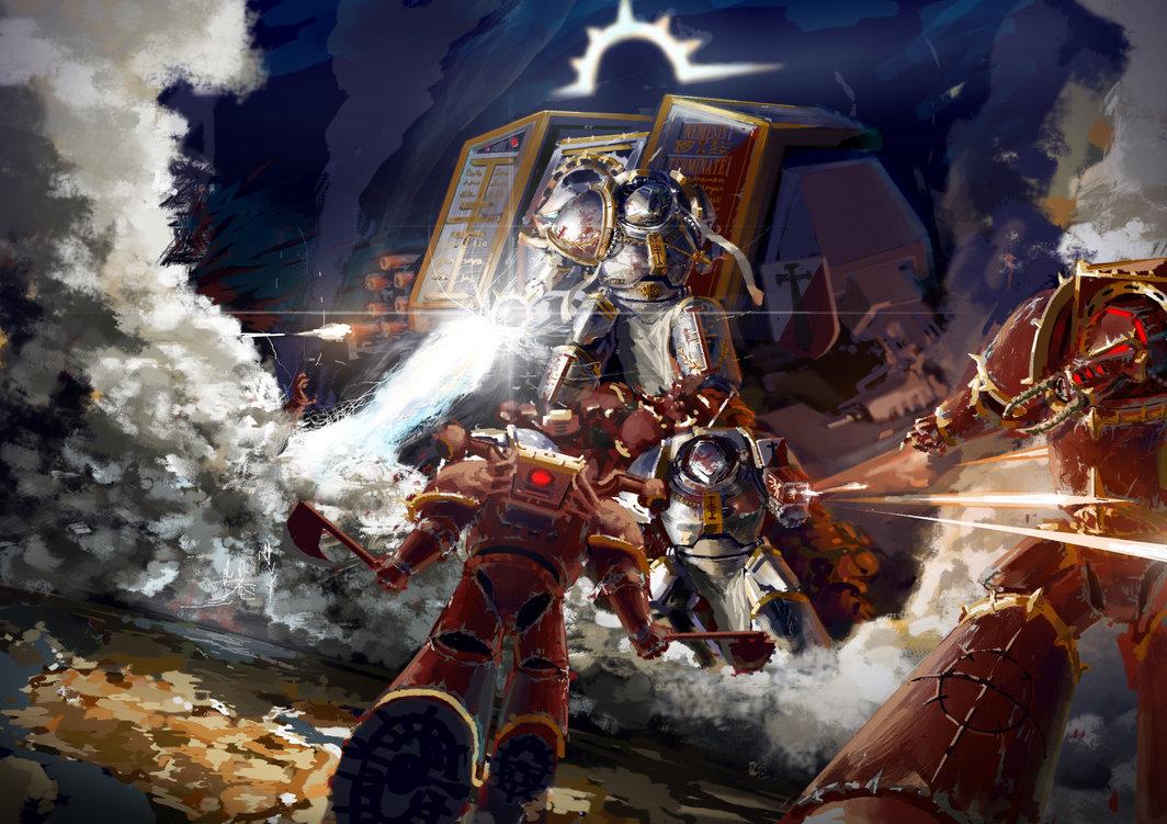 1064x751 Grey Knights Warhammer Art Wallpaper & Background Download