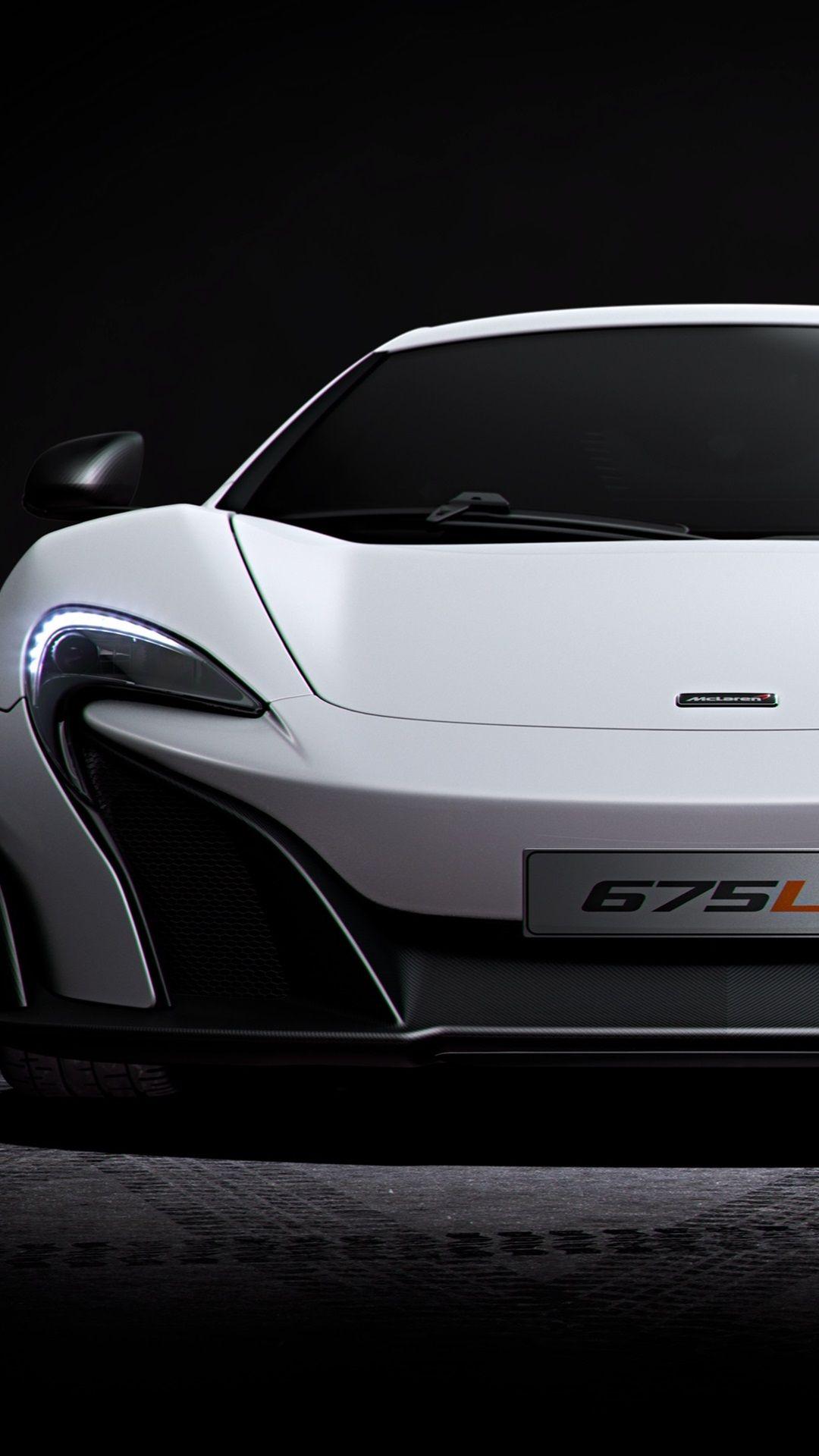 1080x1920 McLaren 675LT White Supercar Front View 1080x1920 IPhone 8 7 6 6S Plus Wallpaper, Background, Picture, Image