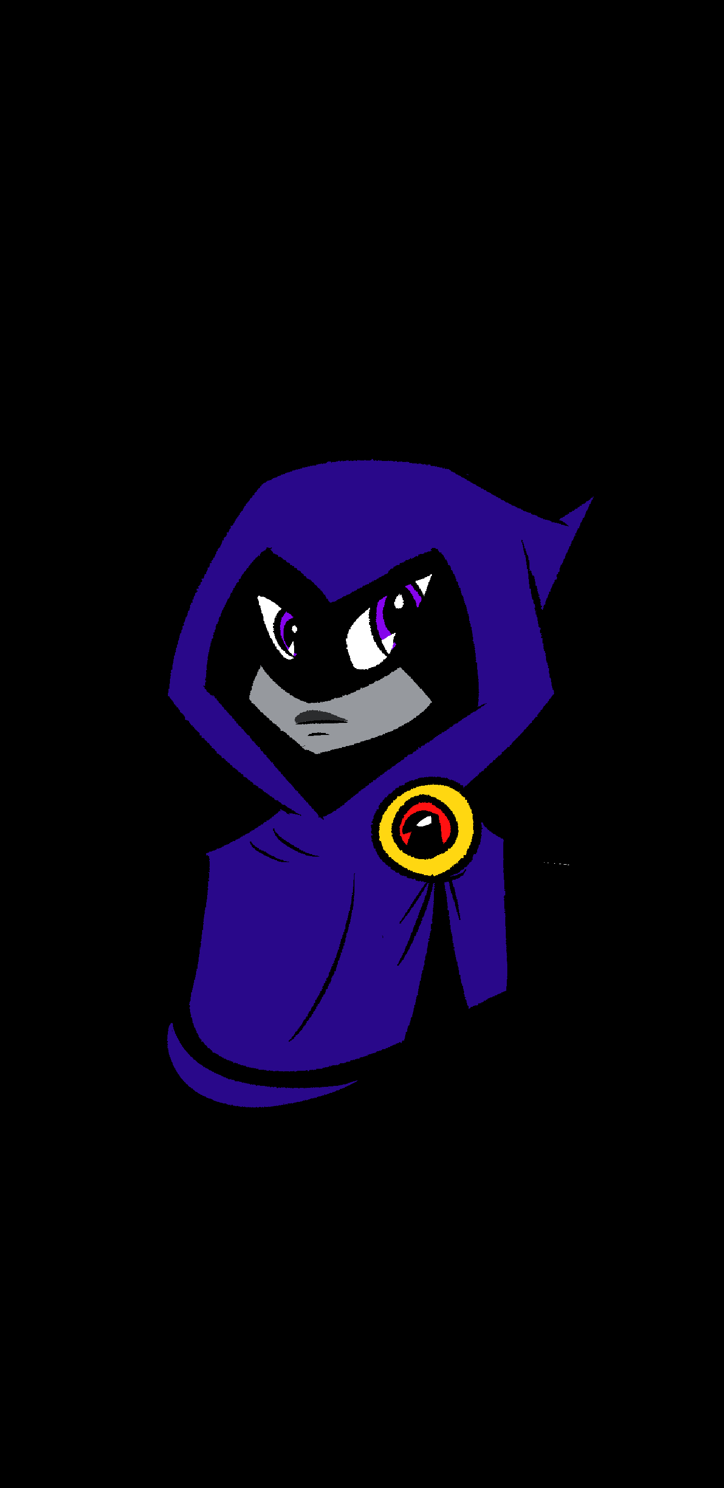 1440x2960 I couldn't find any AMOLED phone wallpaper of Raven, so I made my own. Free to use