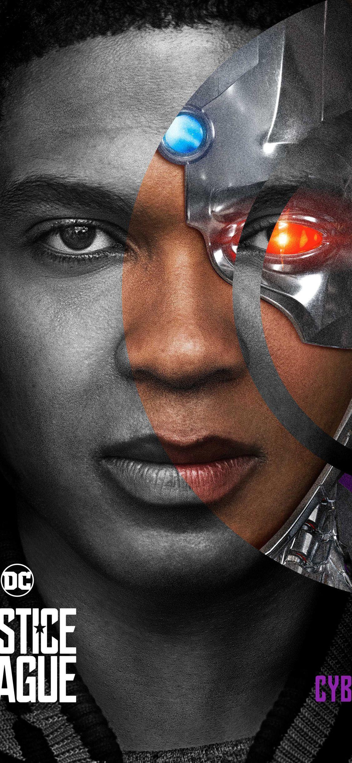 1125x2436 Justice League Cyborg iPhone XS, iPhone iPhone X HD 4k Wallpaper, Image, Background, Photo and Pict. Justice league, Cyborg justice league, Cyborg