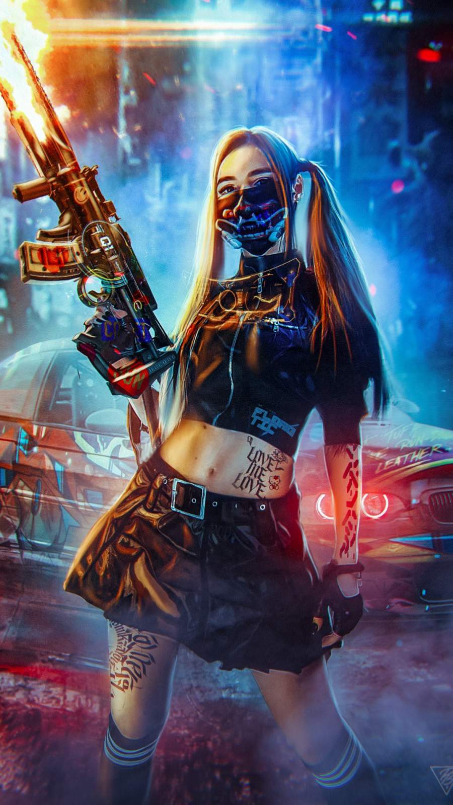 900x1599 Gangster Girl iPhone Wallpaper Wallpaper : iPhone Wallpaper