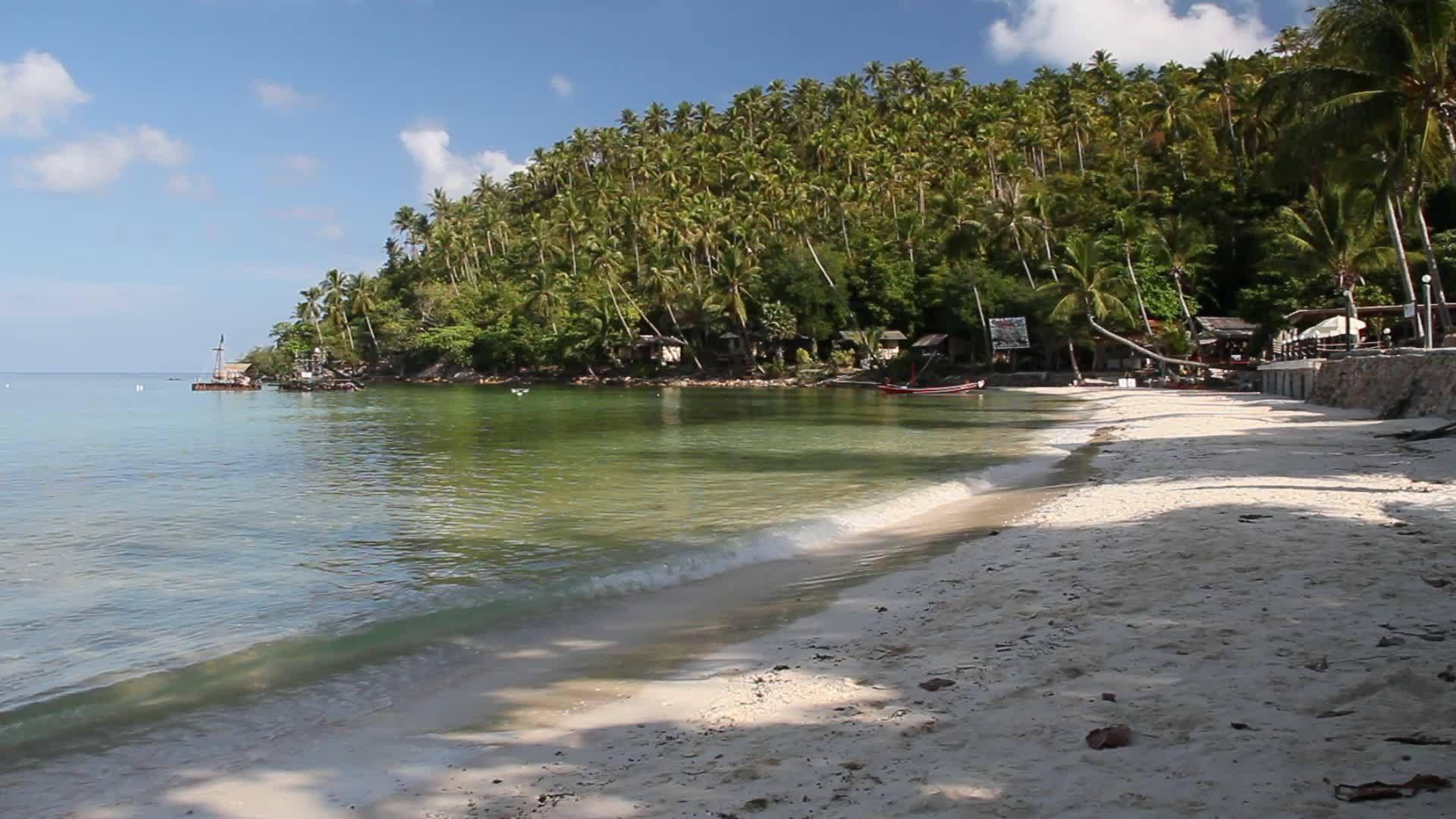 1920x1080 Autumn holiday on the beach on Koh Phangan, Thailand Desktop wallpaper 1920x1080