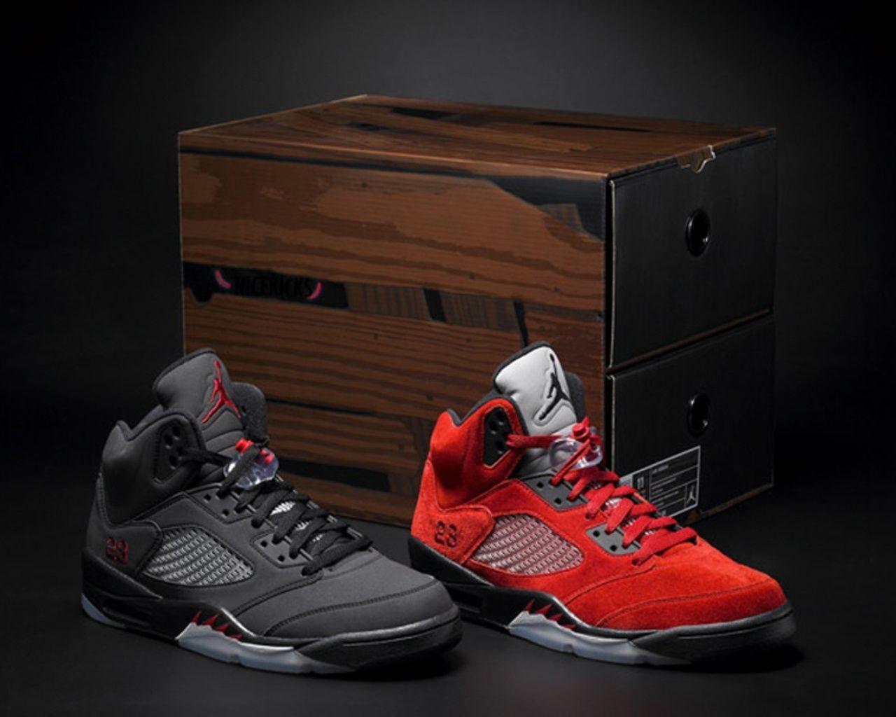 1280x1024 Air Jordan 5 (V) Nike Wallpaper