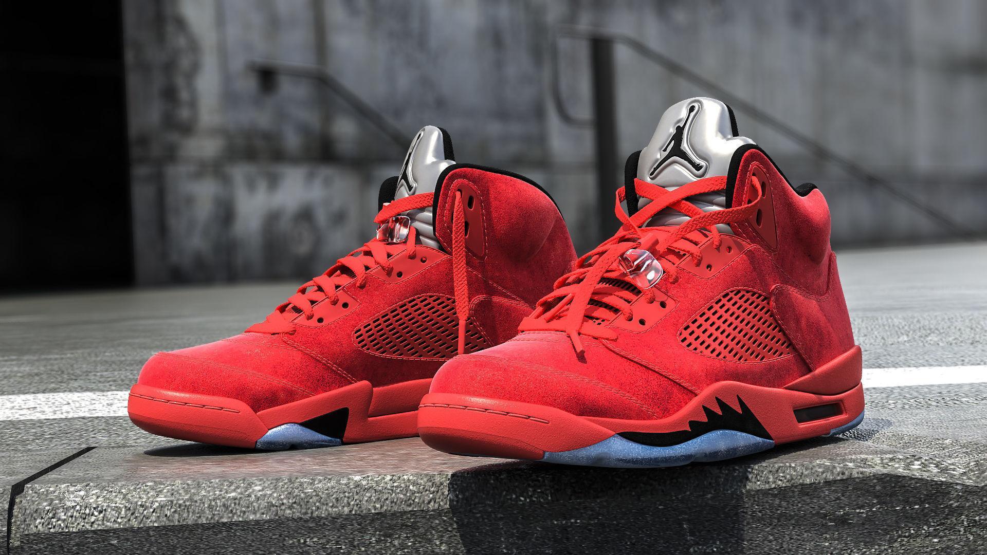 1920x1080 Air Jordan 5 (V) Nike Wallpaper